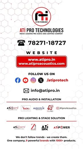 ATi Pro Technologies | Clear Highs. Powerful Presence. The ATI DE880TN (120W) Neodymium HF Driver delivers clean, detailed highs with lightweight... | Instagram