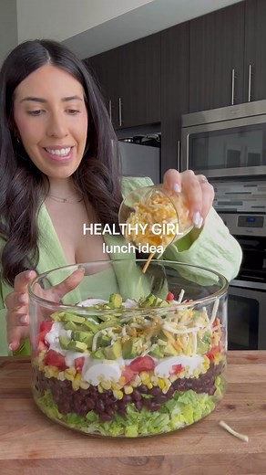 7-Layer Southwest Salad Recipe for Healthy Lunch