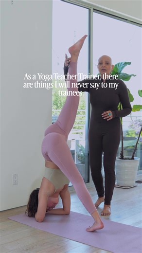 “You have to know all the advanced poses before you can teach.” “You need to be in excellent shape to be taken seriously.” “You have to be flexible to be a real yogi.” “Your value as a teacher is how your body looks.” “Focus on aesthetics, that’s what people want.” “Look the part and everything else will follow.” “Push your body further, even if it doesn’t feel right.” “Just demonstrate more, that’s what makes you credible.” “Say something inspiring, even if you don’t understand it.” “Your job i