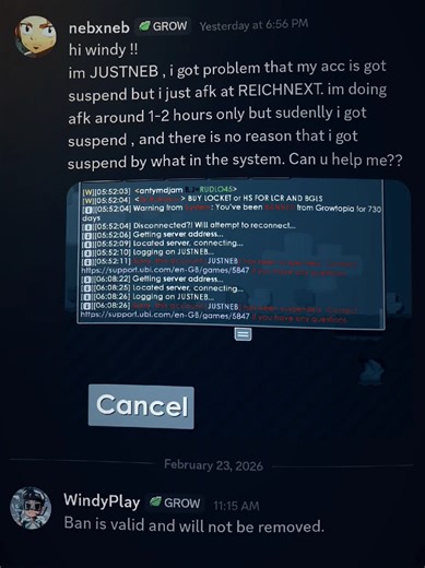 THE END OF JUSTNEB 😭🫠 jujur ternyata yang stop in gua dari growtopia cuman game nya itu sendiri 🤣 cuman rencana gua kita ga stop live buat GT ges 🙏 kita bakal main di acc gua lainnya kalo kalian ada saran untuk ini coba kasih tau aja 🙏🙏 no rispek gua sama mods 👎 #grotopia #growtopiagame #growtopiaindonesia #sadvibes🥀 #fypシ