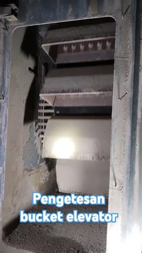 pengetesan bucket elevator #maintenance #welding