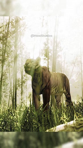 Bengal Tiger standing midst of a Bamboo Forest #bengal #tiger #bamboo #forest #nature #wild HA90109 | HAWI Studios