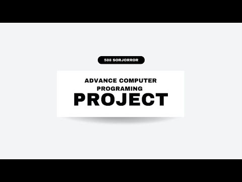Advance Computer Programming - Final Project Demonstration