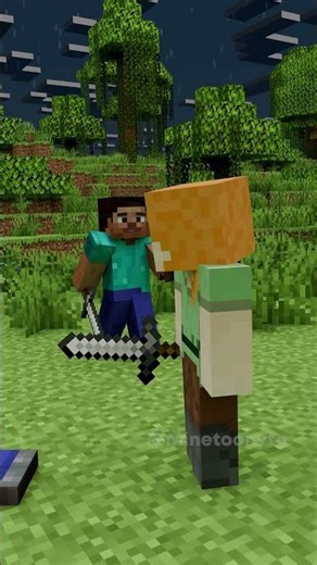 Steve And Alex Fighting with Zombies! | Mine Toons | #minecraft