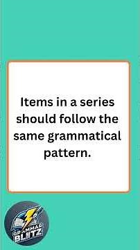 Subjunctives and parrallel structure