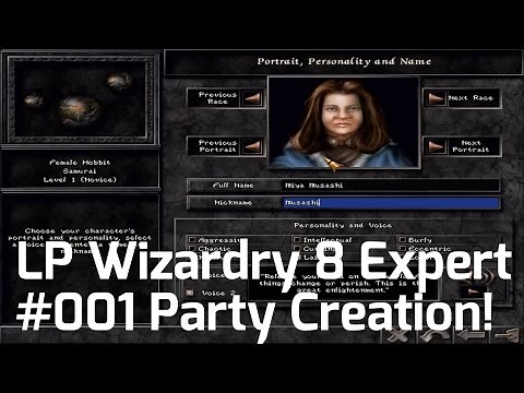 Wizardry8 playthrough (Expert), creating characters for late game combat