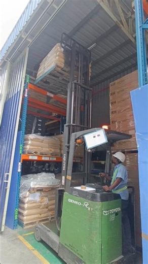 Operator Skills | High Reach Standup Forklift #shorts