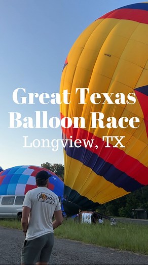 John Sorsby - Texas History & Outdoors on Instagram: "🎈I didn’t know exactly what I was getting into with @thegreattexasballoonrace in Longview, TX (@visitlongviewtx) But getting to be right in the middle of almost 100 hot air balloons blowing up and taking off and then chasing them across the city was so much fun. And the festival was great too, especially The Glow, where all the balloons light up right after sunset. Pair the @thegreattexasballoonrace with a trip to @caddolakesp next year, and