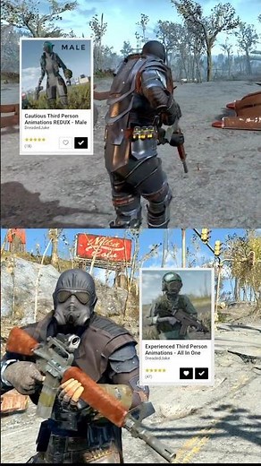 Use Third Person Animation mods without breaking your camera #fallout4 #xbox #mods