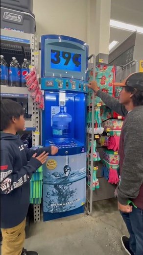 Water Refill station @Walmart #waterrefill