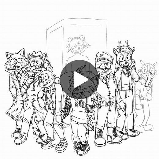 Hey, it's been a while! So here's my favorite Happy Tree Friends looking scared :))) #happytreefriends #htf #htfflaky #htfnutty #htfflippy #htfliftyandshifty #htfmime #htfsniffles #htfhandy #htfcromarmot