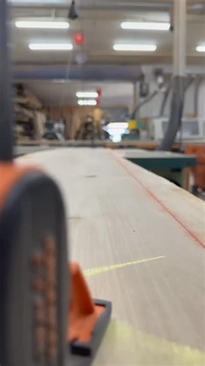 The rolling table saw makes it look easy! 🔥✂️ #Woodworkery #Woodworking #TableSaw #Woodshop #Woodworker #StraightCut #Craftsmanship #AmericanWoodworkery | Full Service Wood Shop · Live Edge Slabs 🇺🇸🪵