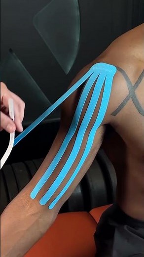 Taping For Bicep DOMS. Comment "Tape" Below To Unlock Our Masterclass.