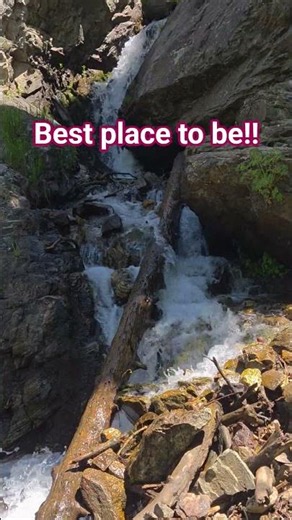 Nature is blessing! #utahhiking #utahadventures #waterfall #mountains #hiking #hikingadventures