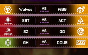 COA5全球总决赛小组赛day1 弹幕【Wolves vs WBG】【 SST vs Act】【 SZ vs GG】 【GH vs DOU5】