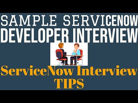 Sample ServiceNow Developer Interview with Tips | A Practical Demo| How to Introduce yourself