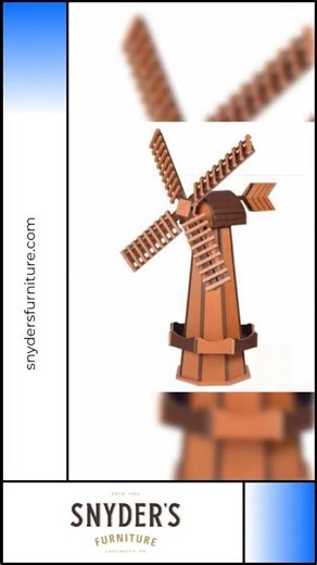 Amish Medium 41" poly Outdoor windmill