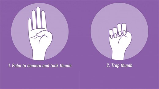 Teen rescued after signaling for help with hand gesture learned from TikTok