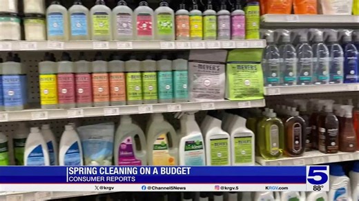 Consumer Reports: Spend less on spring cleaning products