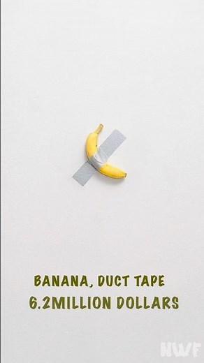 THE BANANA THAT BROKE THE INTERNET 🍌 #banana #comedian #mauriziocattelan #art #artlovers #viralart