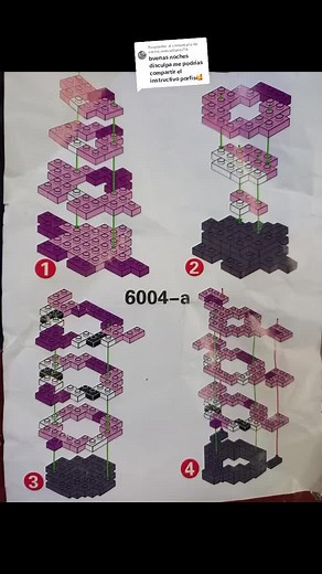 Instrucciones de armado de Lego de Stitch Rosa