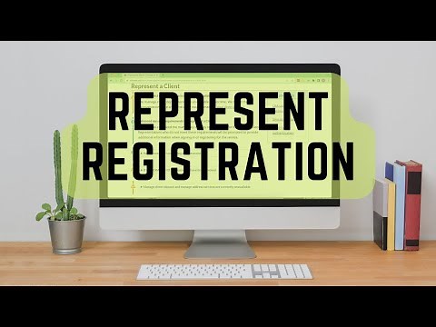 Represent a Client - RepID Registration