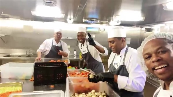 When one of our mates was feeling a bit off, we all rallied together after our long shifts, moved as a united crew, and got things sorted. Later, we hit the crew bar like the family we are! 🍺🍻🍸 When the entire crew from life at sea comes together, it's not just a gathering; it's a full-blown party. We're eagerly anticipating meeting more new faces on board. Cheers to the camaraderie! So, here's to the entire Crew Life team on board MS5( Thamy, Moagi, Nichil,Adriana) —a collective force ready 