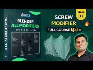 Blender Screw Modifier Tutorial for Beginners 🔥