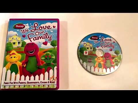 Barney * We Love Our Family * DVD Movie Collection