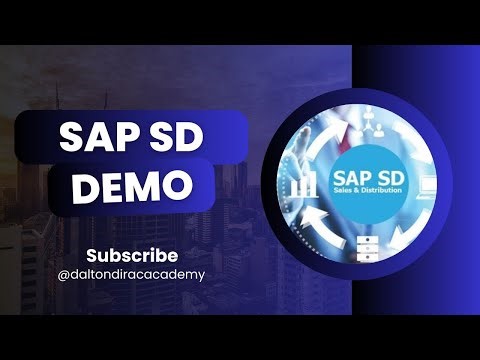 SAP SD Full Demo | End-to-End Sales & Distribution Process Explained #SAPSD#SAPSDDemo#SAPTraining