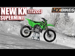 THE ALL NEW KX 112CC SUPERMINI IN MXBIKES IS INSANE!!