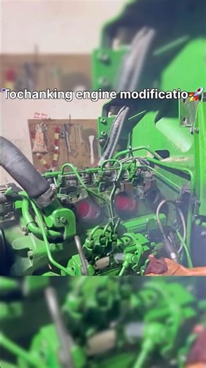 Tochanking tractor engine modification🚀 install new turbo👑❤️ #nishudeswal #tochanking #turbo