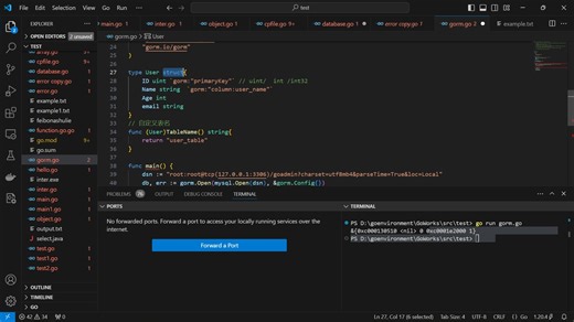Go语言GORM框架CRUD基础