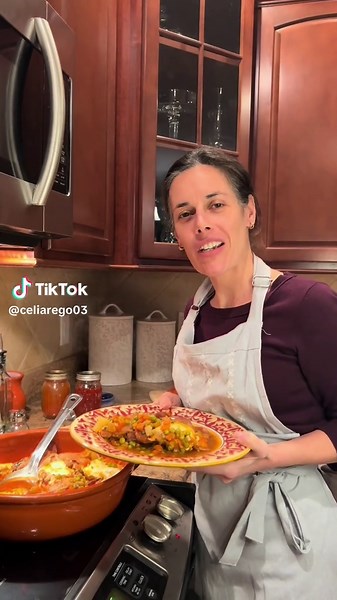 Portuguese Chicken and Peas Stew with Eggs Recipe