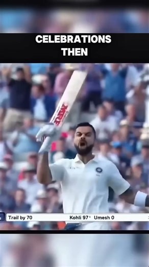 Celebration Now Vs Then☠️ #cricketedit #cricket #viral #shorts #agressive #aura