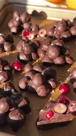 Easy Vegan Chocolate Covered Cranberries Recipe