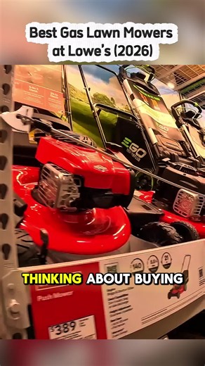 Top Gas Lawn Mowers Available at Lowe's in 2026