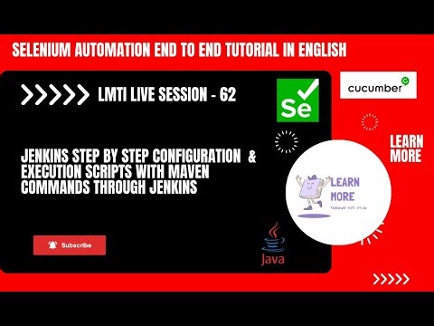 62. Jenkins Step by Step Configuration & Execution of scrip through maven comments in Jenkins | LMTI