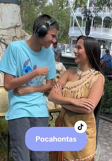 Pocahontas Shares Her Pink Stone with Thomas