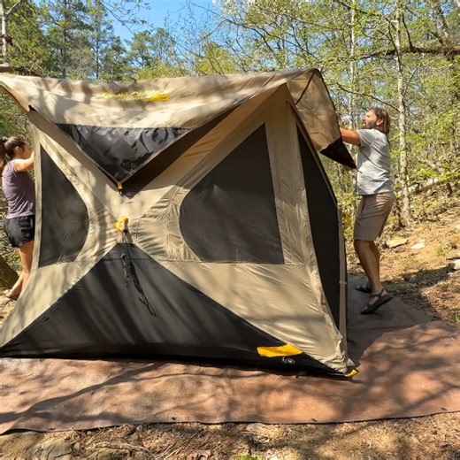 This Instant Tint is a Game Changer for Outdoor Adventure. Get 32% off total the FanttikOutdoor Alpha C4 Ultra 60-second instant tent with code CODYANDK and apply coupon at https://amzn.to/4ciHqgk #camping #outdooradventures #OutdoorLifestyle #camplife #tentcamping | Cody & Kellie