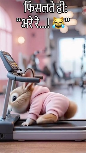 First Day at Gym… and THIS Happened 😂🐰 | Funny Bunny Fail”