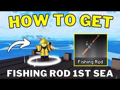 How To Get Fishing Rod in Blox Fruits First Sea | Where To Get Fishing Rod in First Sea?