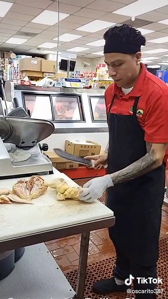 Butchering a Boneless Baby Chicken Easily