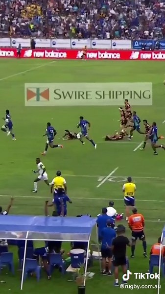 Exciting Fijian Rugby Moments | Rugby Union Chant & Sprinter