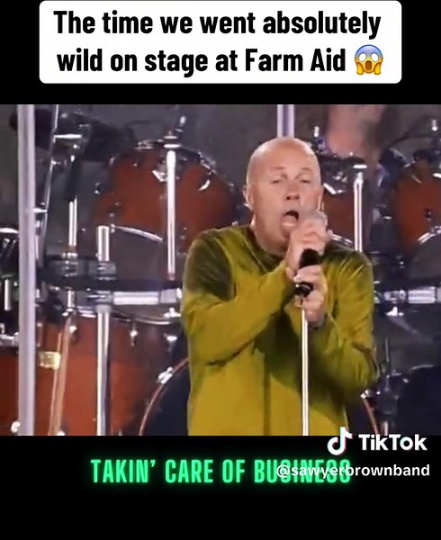 Takin’ Care of Business! 💪 #farmaid #sawyerbrownconcert #rockout