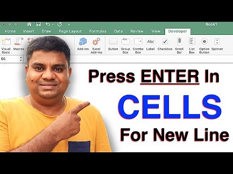 How to Enter In Excel [ MAC ]