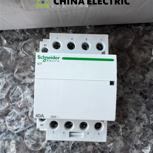 Kent Du on Instagram: "#Schneider #Electric A9C20844 https://www.bestcontactor.com/product/schneider-electric-a9c20844-is-a-4-pole-40a-contactor/ is a 4-pole, 40A #contactor belonging to the Acti9 iCT series, featuring 4 normally open (4NO) contacts. It has a coil voltage of 220-240V AC (50Hz), is suitable for 400V AC circuits, and can be applied to motor, heating and lighting loads, complying with utilization categories such as AC-1/3/7a. 1. It is strictly prohibited to perform installation, wi