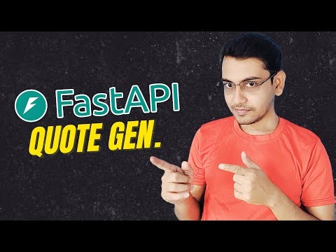 FastAPI Random Quote Generator App | FastAPI Project