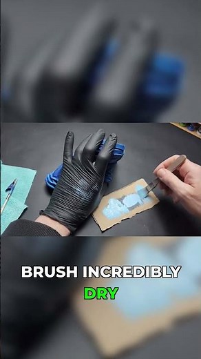 Dry brushing 3D printed jeans like a pro #modelmaking #painting #3dprint