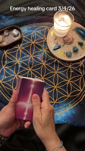 Energy healing card 3/4/26- serenity~ the ultimate goal and everybody's life is to achieve serenity. We all have our ups and downs in this road of life, but once we learn to let go of fear that the mind has created, we can then start learning the difference of the ego and the true self.. the inner true self wants peace and serenity and calmness. The body functions better in that type of vibrational energy.. We all have our days that are challenging, and that is the learning process of life.. onc